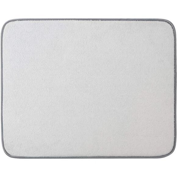 Dish Drying Mat for Kitchen 2 Pack, Ultra Absorbent Microfiber Dishes Drainer - Picture 2 of 6